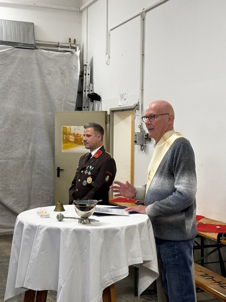 Feuerwehrbrunch und Segnung unseres neuen MTF