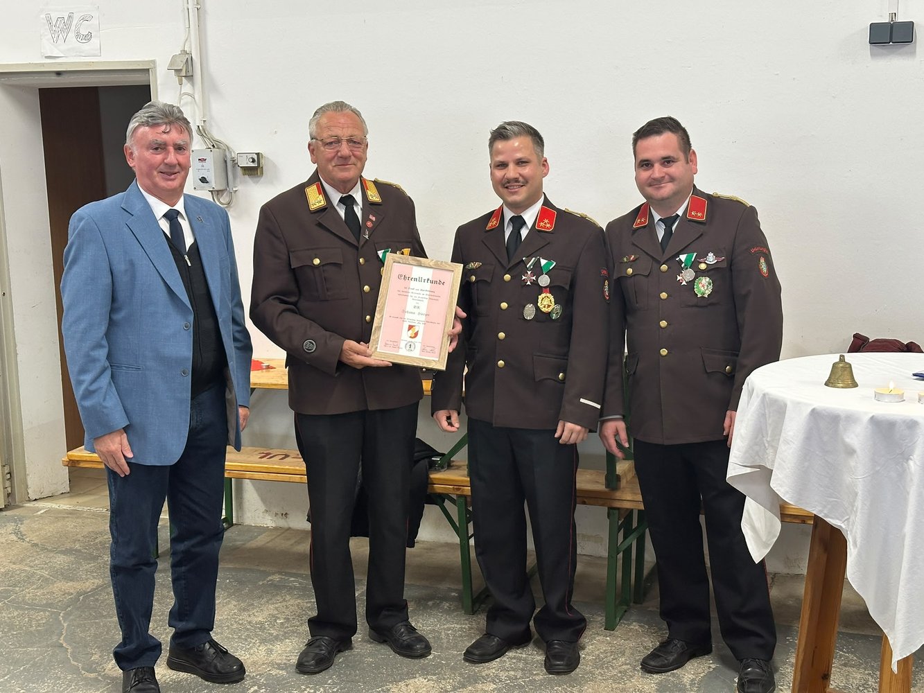 Feuerwehrbrunch und Segnung unseres neuen MTF